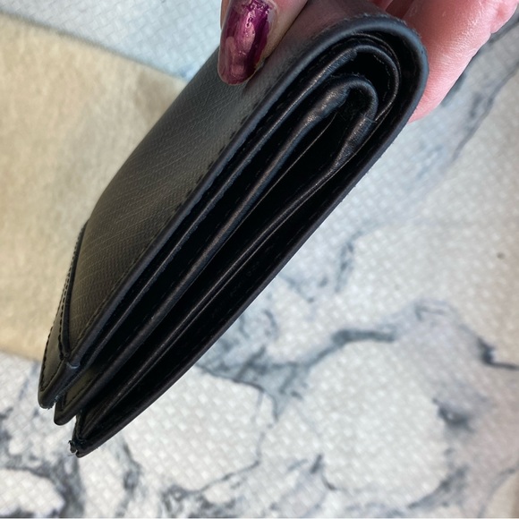 BURBERRY Upscale Mega Check Bifold Wallet🔥Extra storage🔥PVC/Leather🇮🇹made!⭐️ - Picture 5 of 17